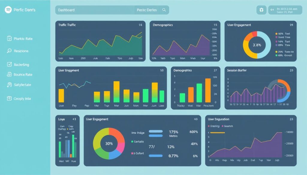 website performance metrics dashboard